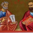 Pentru acesti doi Apostoli, pricina de lauda nu va afla nimeni mai mare alta, decat lauda, pe care le-a dat-o, Domnul Insusi, fiecaruia. Ca, pe Petru l-a fericit, pentru marturisirea […]