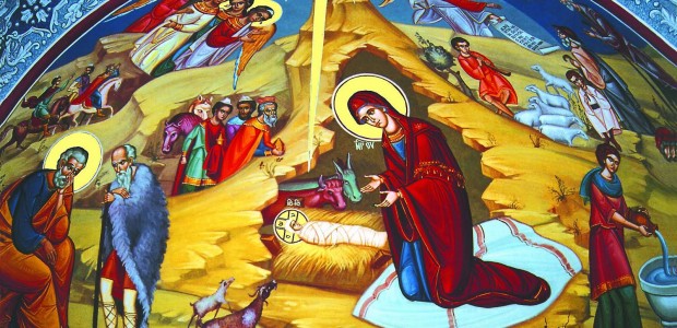    Naşterea lui Iisus Hristos astfel a fost: fiind logodită Preacurata Maica Lui, Fecioara Maria, cu Iosif, bărbat drept şi bătrân cu anii – căci era de 80 de ani […]