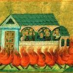 Sfintii 20.000 de Mucenici arsi in Nicomidia