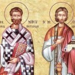 Sf. Sfinţiţi Mc. Marcu, Episcopul Aretuselor, şi Chiril diaconu