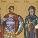 Sf. Mc. Andrei Stratilat, Timotei, Agapie şi Tecla