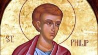 Sfântul Apostol Filip diaconul s-a născut în Cezareea Palestinei şi a trăit pe vremea Apostolilor Domnului. Era căsătorit şi avea patru fiice prorociţe. A fost ales şi sfinţit diacon de […]