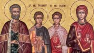 Sfântul Eustatie a fost un vestit căpitan de oşti, pe vremea împăratului Traian (98-117). Înainte de a se boteza, numele său era Plachida, iar soţia lui se numea Tatiana. Mergând […]